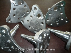 Radnaben-Hinterachse mit Sturz- und Spurkorrektur